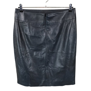 Unisex PG Elfström - Leather skirt, size 44 - Blue (2)