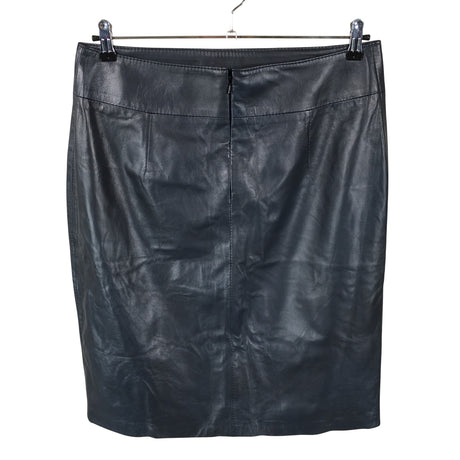Unisex PG Elfström - Leather skirt, size 44 - Blue (2)