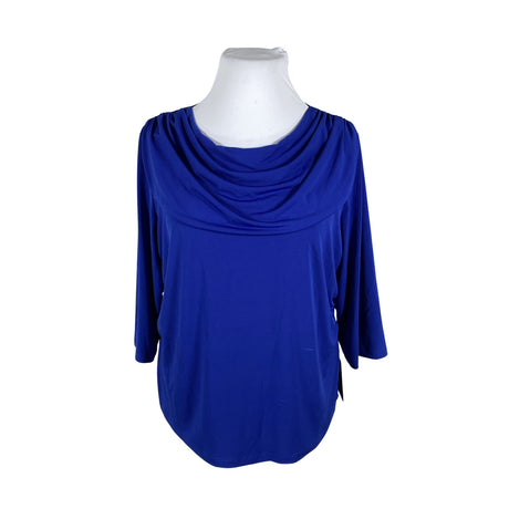 Unisex Hansmark - Tricot shirt, size 50 - Blue ()