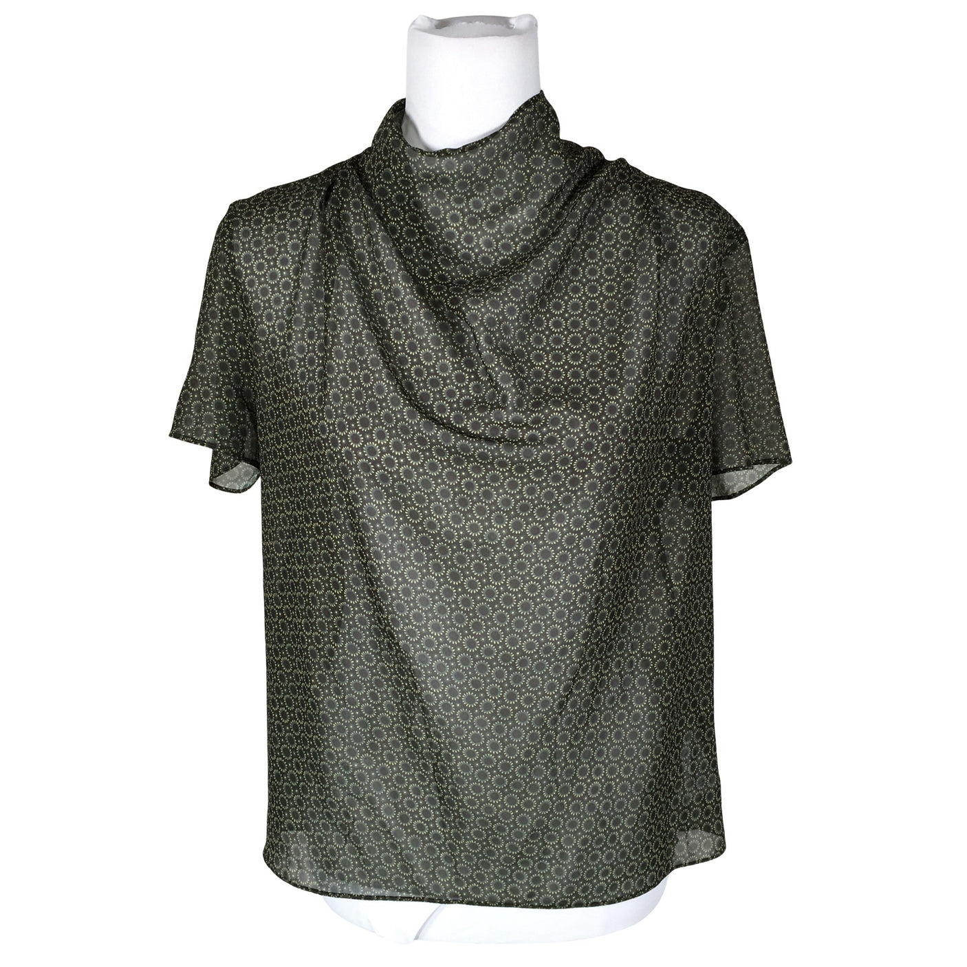 Unisex Tiger of Sweden - Short-sleeved blouse, size 34 - Green (1)