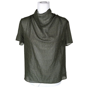 Unisex Tiger of Sweden - Short-sleeved blouse, size 34 - Green (1)