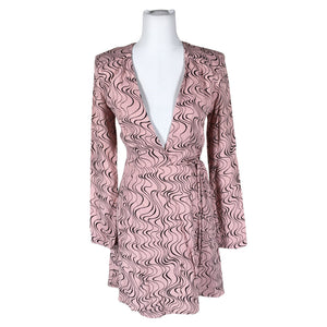 Unisex &Other Stories - Schiffon dress, size 34 - Light pink (1)
