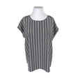 Unisex Global - Short-sleeved blouse, size 44 - White ()