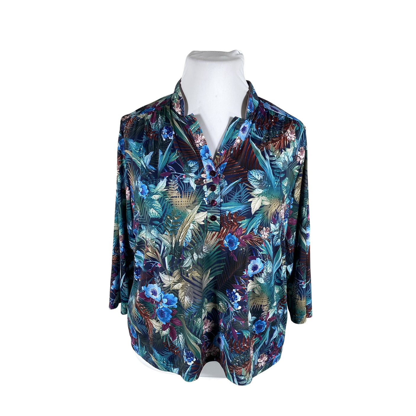 Unisex Hansmark - Tricot shirt, size 50 - Blue (1)