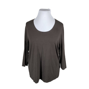 Unisex Gerry Weber - Tricot shirt, size 48 - Brown (1)