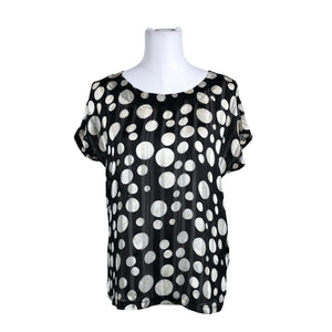 Unisex Rue de Femme - Short-sleeved blouse, size 36 - Black (1)