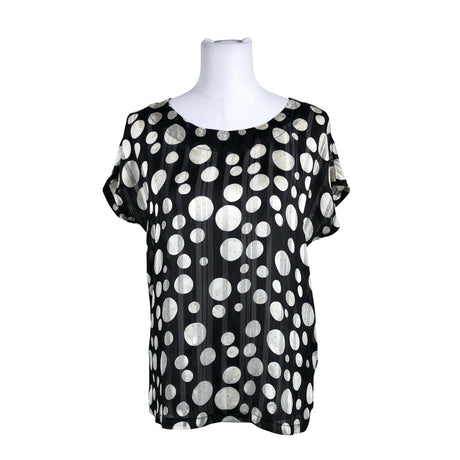 Unisex Rue de Femme - Short-sleeved blouse, size 36 - Black ()
