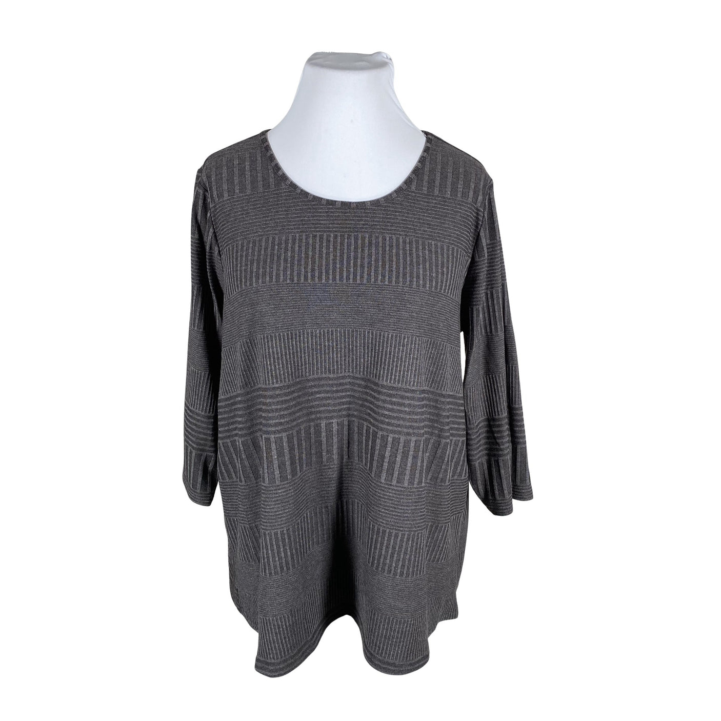 Unisex Zizzi - Knit tunic, size 50 - Gray (1)