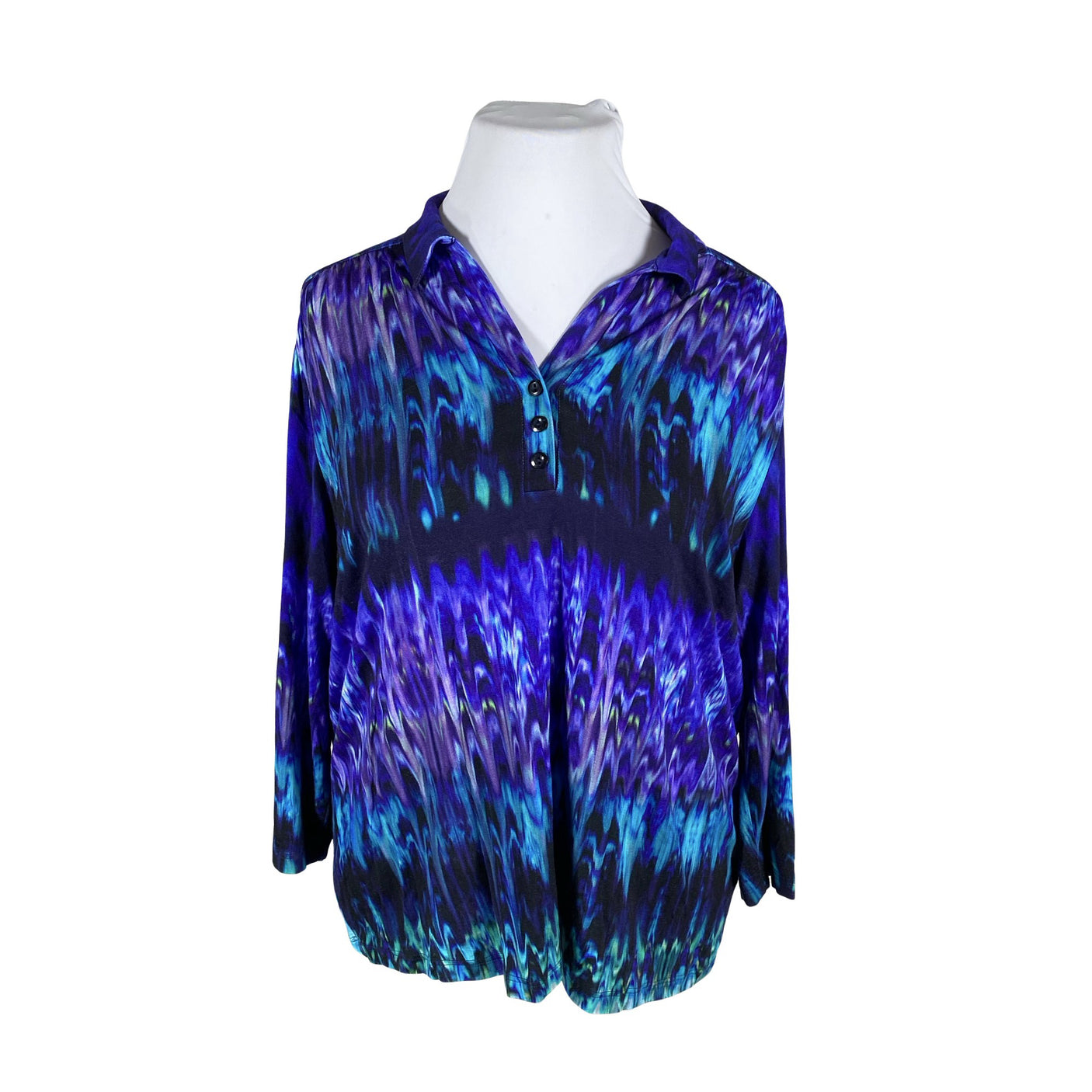Unisex Hansmark - Tricot shirt, size 52 - Blue (1)