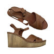 Unisex Ten Points - Wedge sandals, size 41 - Brown ()