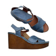Unisex Ten Points - Wedge sandals, size 41 - Light blue ()