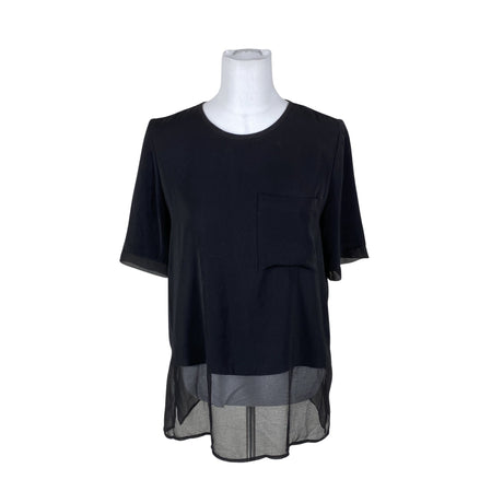 Unisex Calvin Klein Jeans - Schiffon tunic, size 38 - Black ()