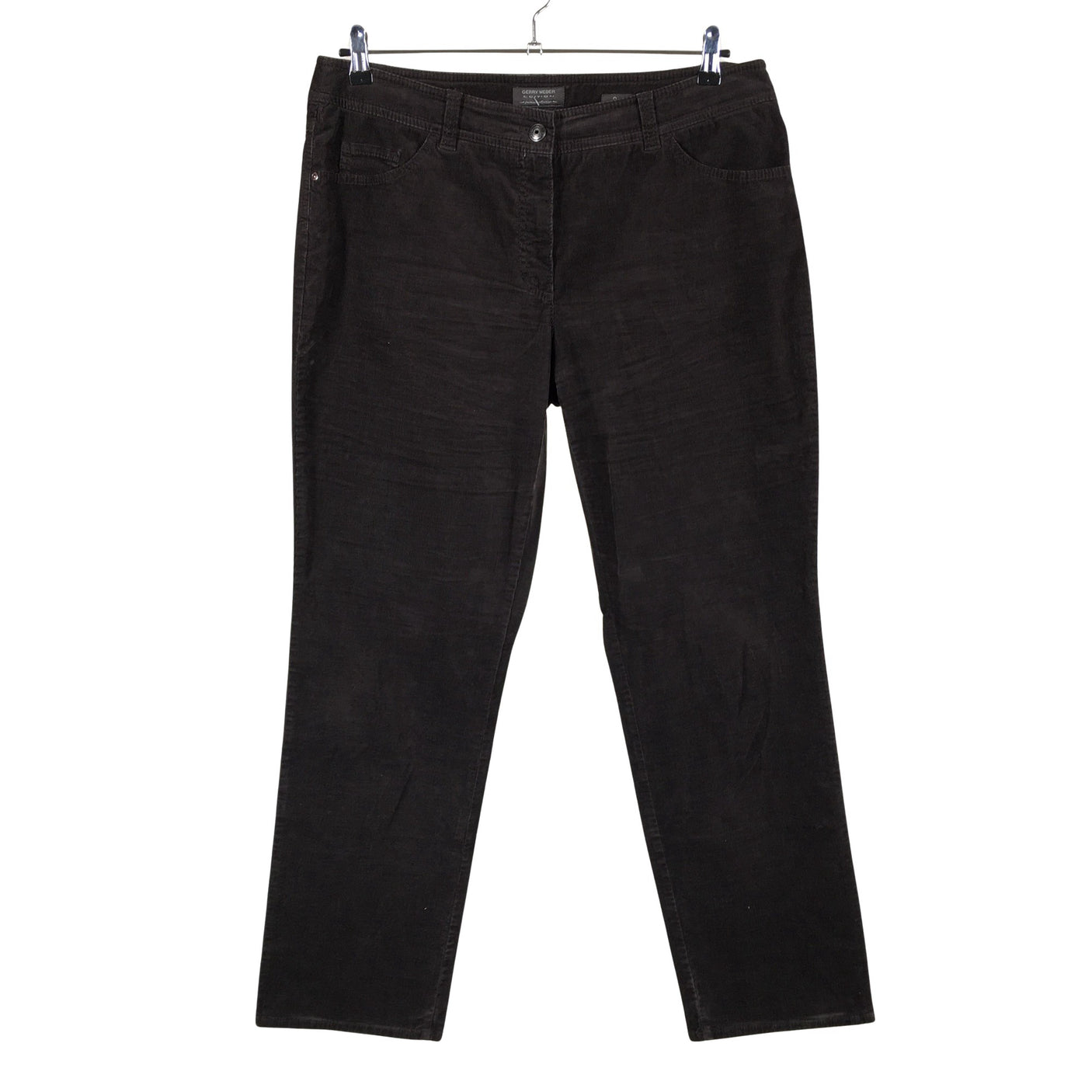 Unisex Gerry Weber - Velvet pants, size 46 - Brown (1)