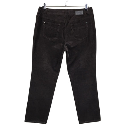 Unisex Gerry Weber - Velvet pants, size 46 - Brown (2)