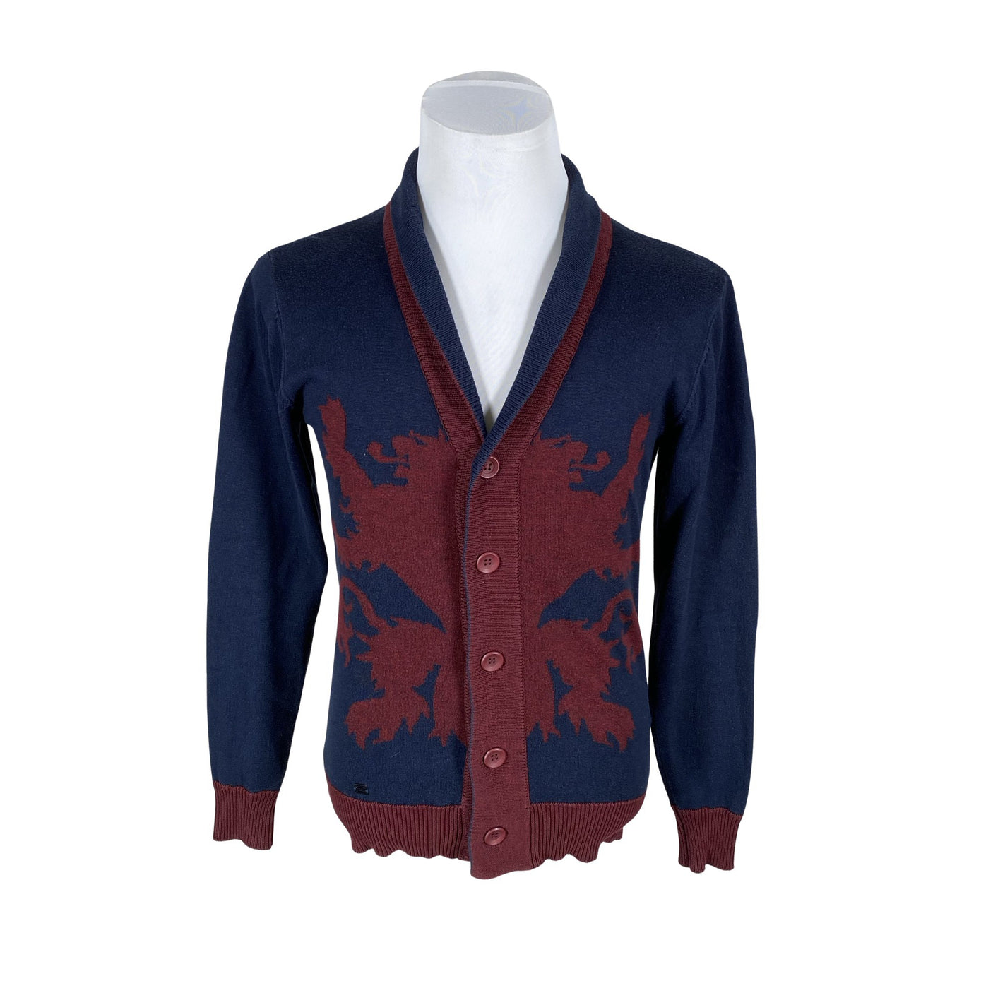 Unisex Monton - Cardigan, size M - Wine red (1)