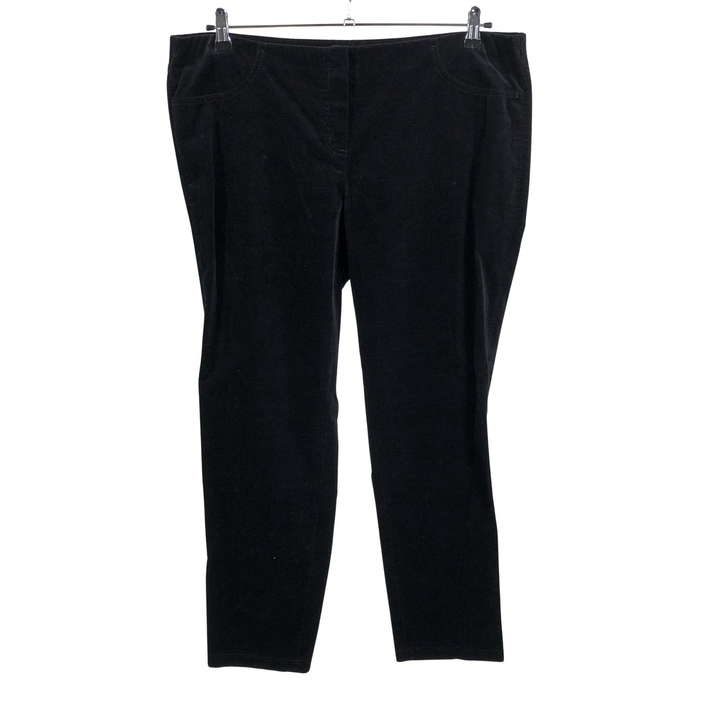Unisex Robell - Velvet pants, size 48 - Black (1)