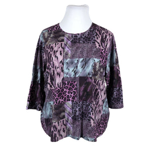 Unisex Barbara Lebek - Tricot shirt, size 50 - Violet (1)