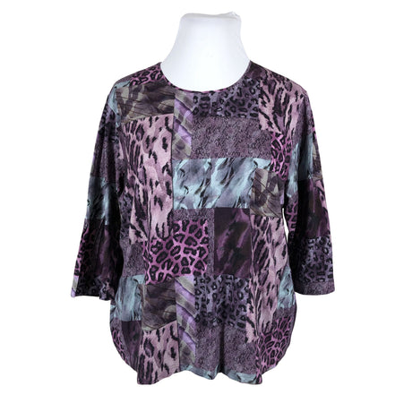 Unisex Barbara Lebek - Tricot shirt, size 50 - Violet ()