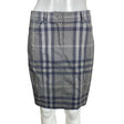 Unisex Burberry Brit - Fabric skirt, size 34 - Blue ()