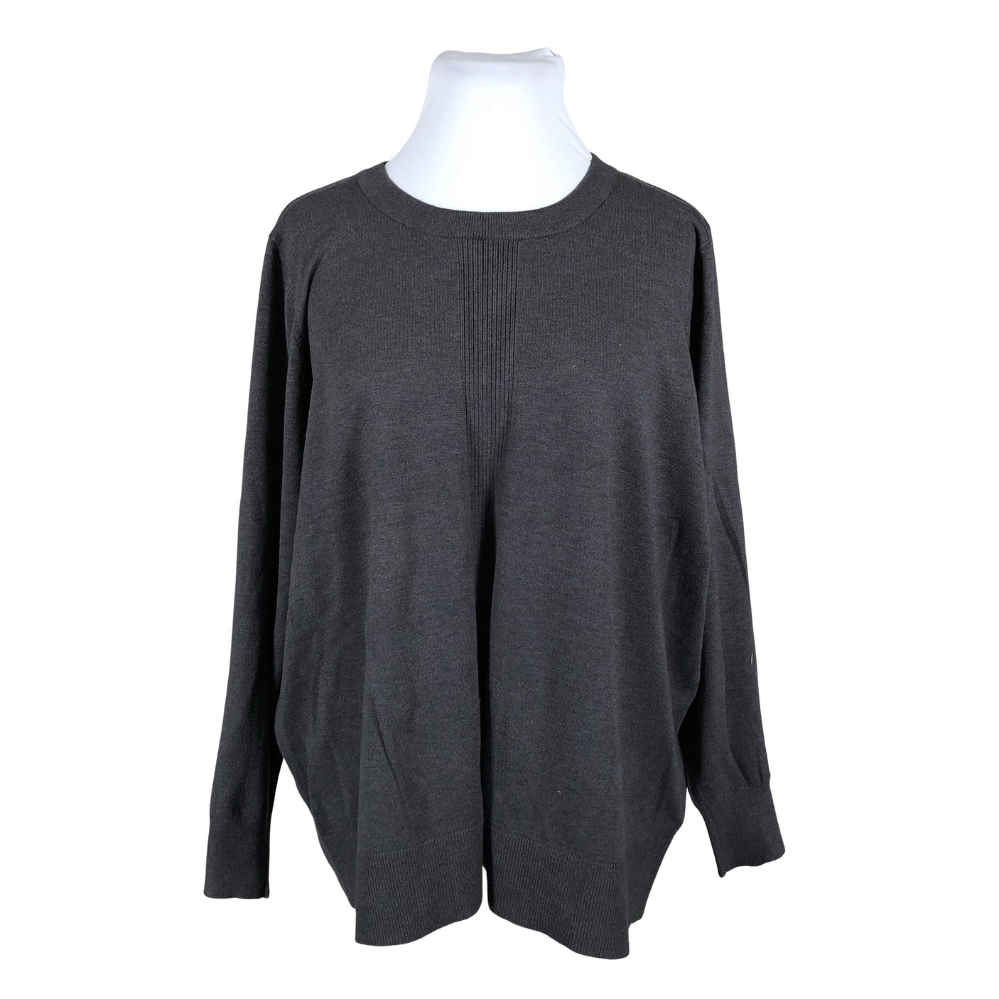 Unisex Zizzi - Knit tunic, size 50 - Gray (1)