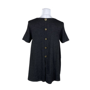 Unisex Uterqüe - Knit tunic, size 40 - Black (2)