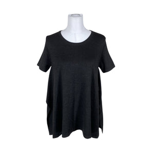 Unisex Uterqüe - Knit tunic, size 40 - Black (1)