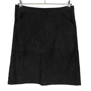 Unisex Cut & Pret - Leather skirt, size 42 - Black (1)