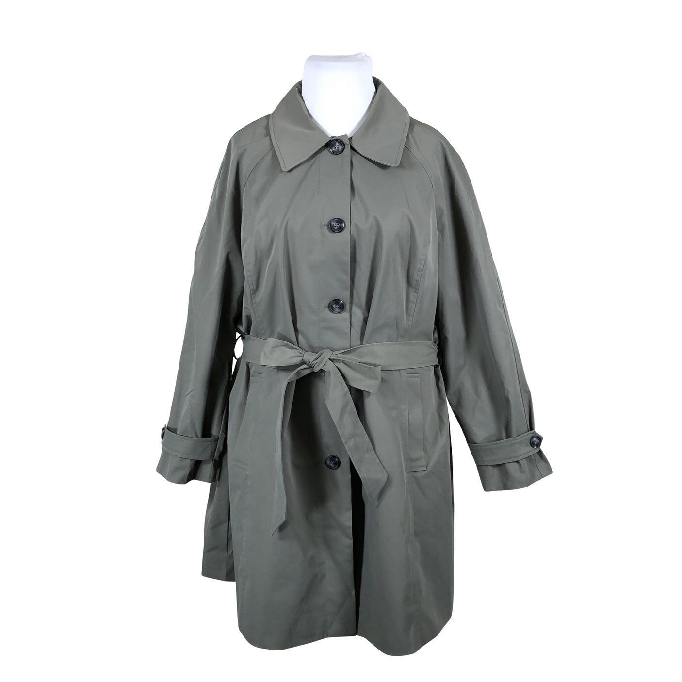 Unisex Zizzi - Trench coat, size 50 - Green (1)