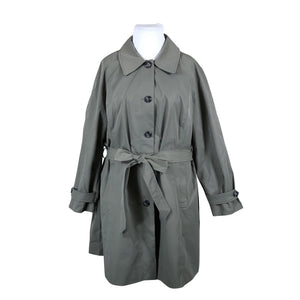 Unisex Zizzi - Trench coat, size 50 - Green (1)