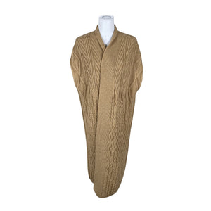Unisex Benetton - Knit vest, size 40 - Brown (1)