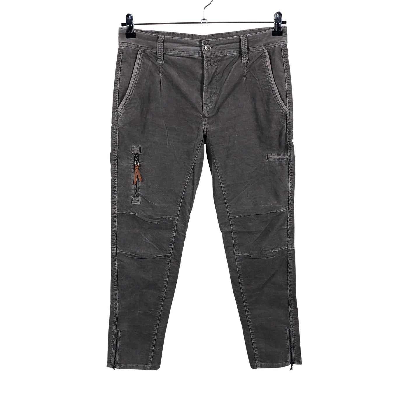Unisex MAC - Velvet pants, size 40 - Gray (1)