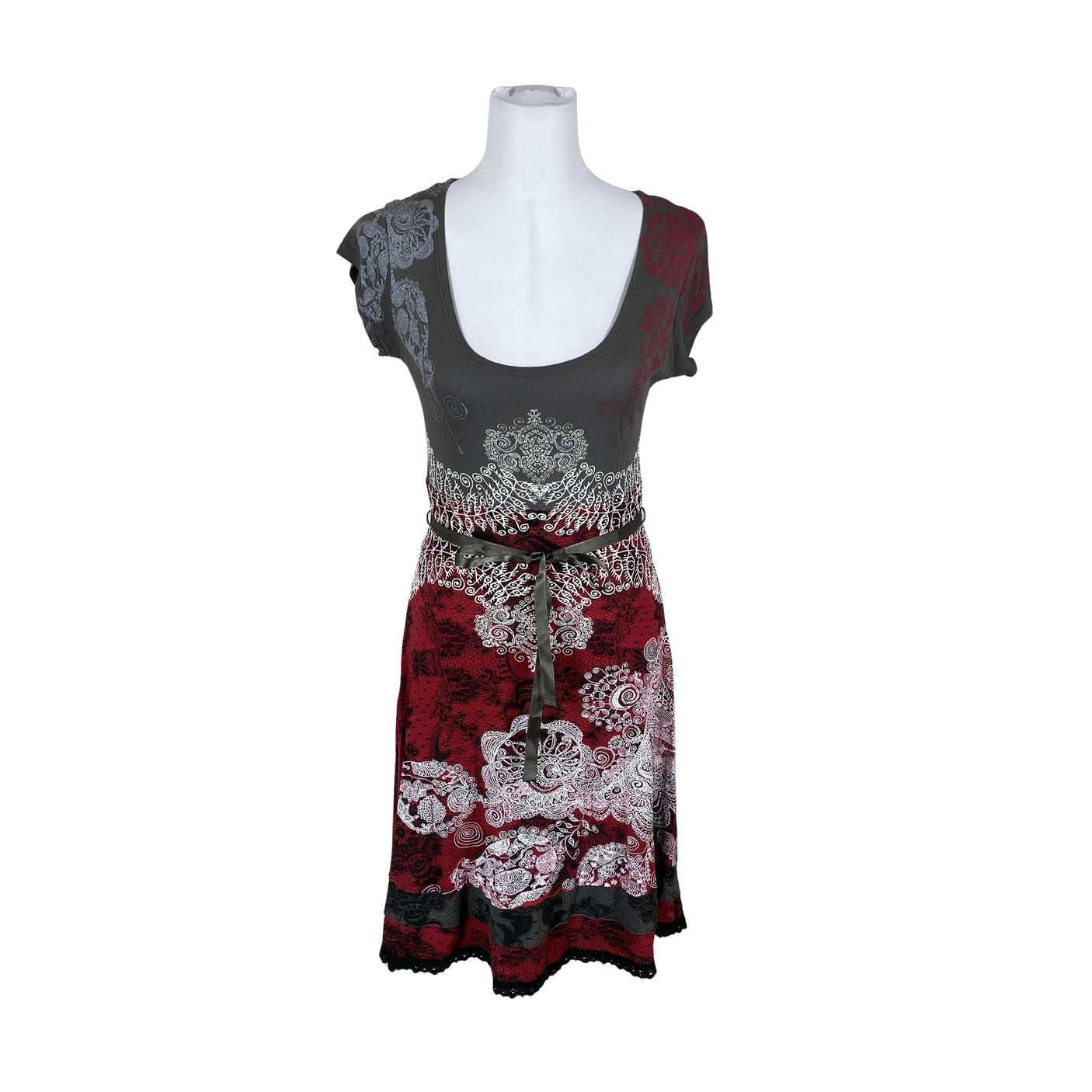 Unisex Desigual - Tricot dress, size 38 - Gray (1)