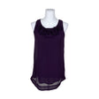 Unisex Soyaconcept - Schiffon tunic, size 34 - Violet ()