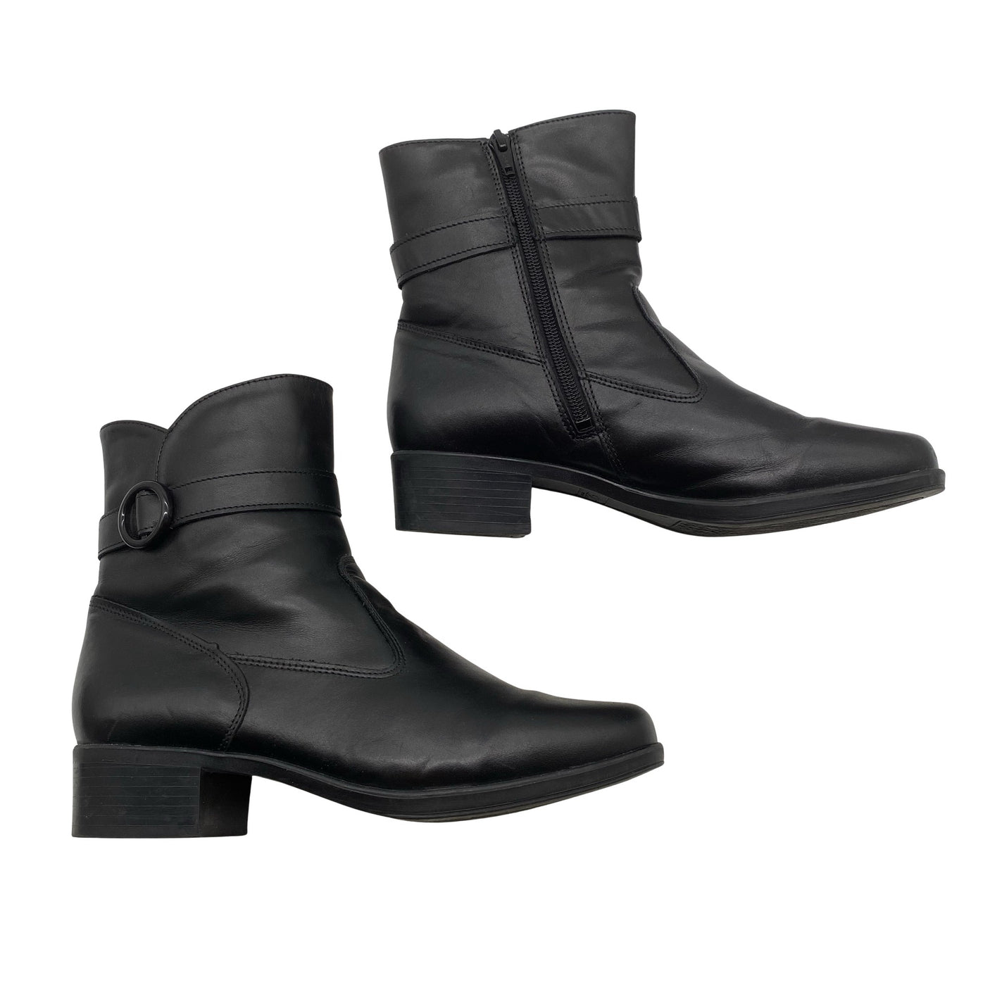 Unisex Avec by Topman - Ankle boots, size 40 - Black (1)