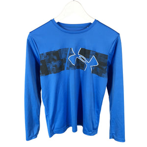 Unisex Under Armour - Sports shirt, long sleeve, size 158 - 164 - Blue (1)