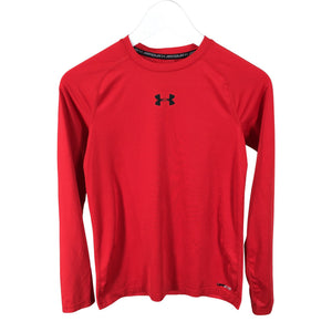 Unisex Under Armour - Sports shirt, long sleeve, size 158 - 164 - Red (1)