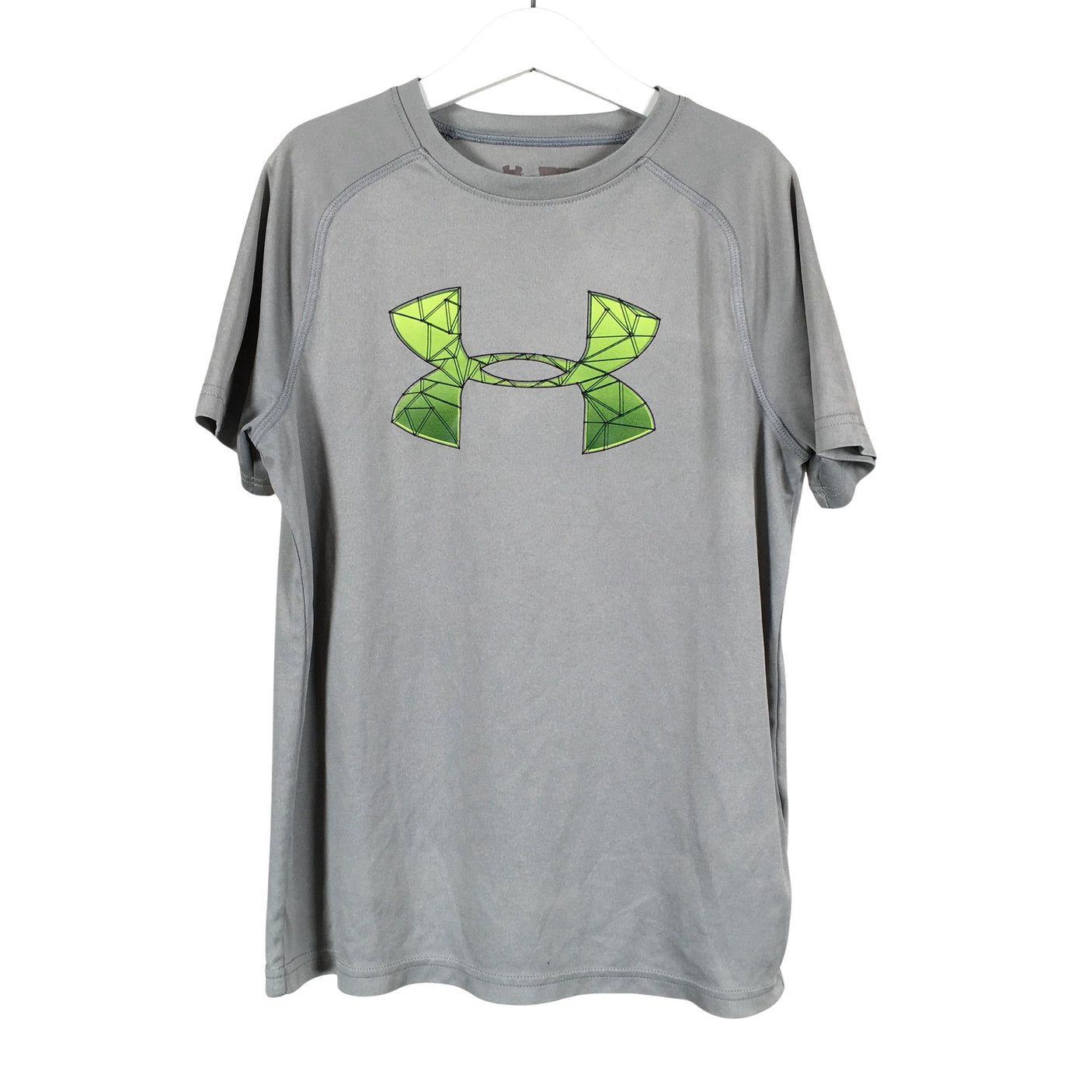 Unisex Under Armour - Sports shirt, short sleeve, size 152 - 158 - Gray (1)