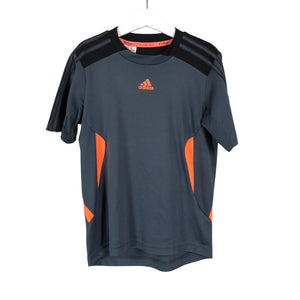 Unisex Adidas - Sports shirt, short sleeve, size 134 - 140 - Gray (1)
