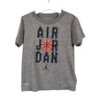 Unisex Jordan (Nike) - Sports shirt, short sleeve, size 116 - 122 - Gray ()