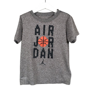 Unisex Jordan (Nike) - Sports shirt, short sleeve, size 116 - 122 - Gray (1)