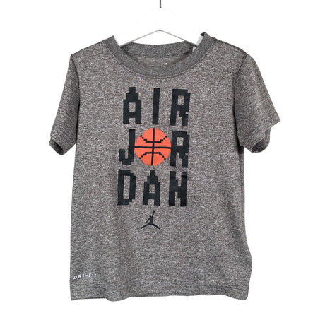 Unisex Jordan (Nike) - Sports shirt, short sleeve, size 116 - 122 - Gray ()