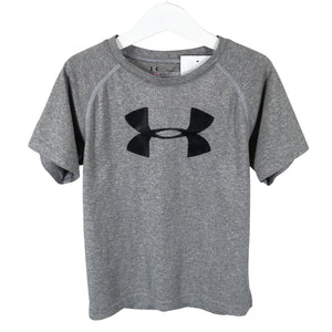 Unisex Under Armour - Sports shirt, short sleeve, size 110 - 116 - Gray (1)