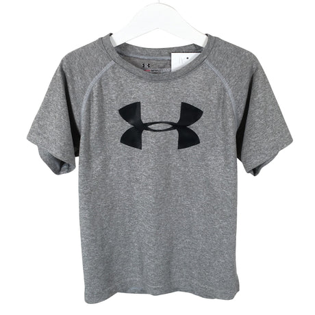 Unisex Under Armour - Sports shirt, short sleeve, size 110 - 116 - Gray ()
