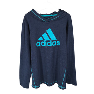 Unisex Adidas - Hoodie, size 134 - 140 - Blue (1)