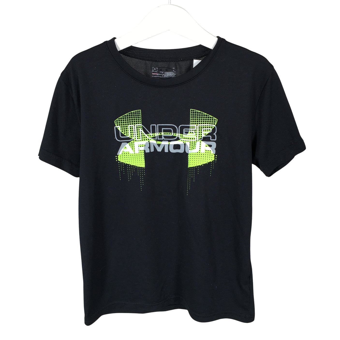 Unisex Under Armour - Sports shirt, short sleeve, size 128 - 134 - Black (1)