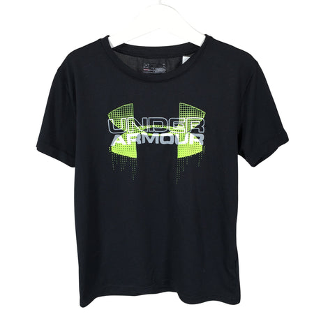 Unisex Under Armour - Sports shirt, short sleeve, size 128 - 134 - Black ()