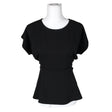 Unisex Quiz - Short-sleeved blouse, size 38 - Black ()
