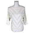 Unisex Cut & Pret - Sweater, size 38 - White ()