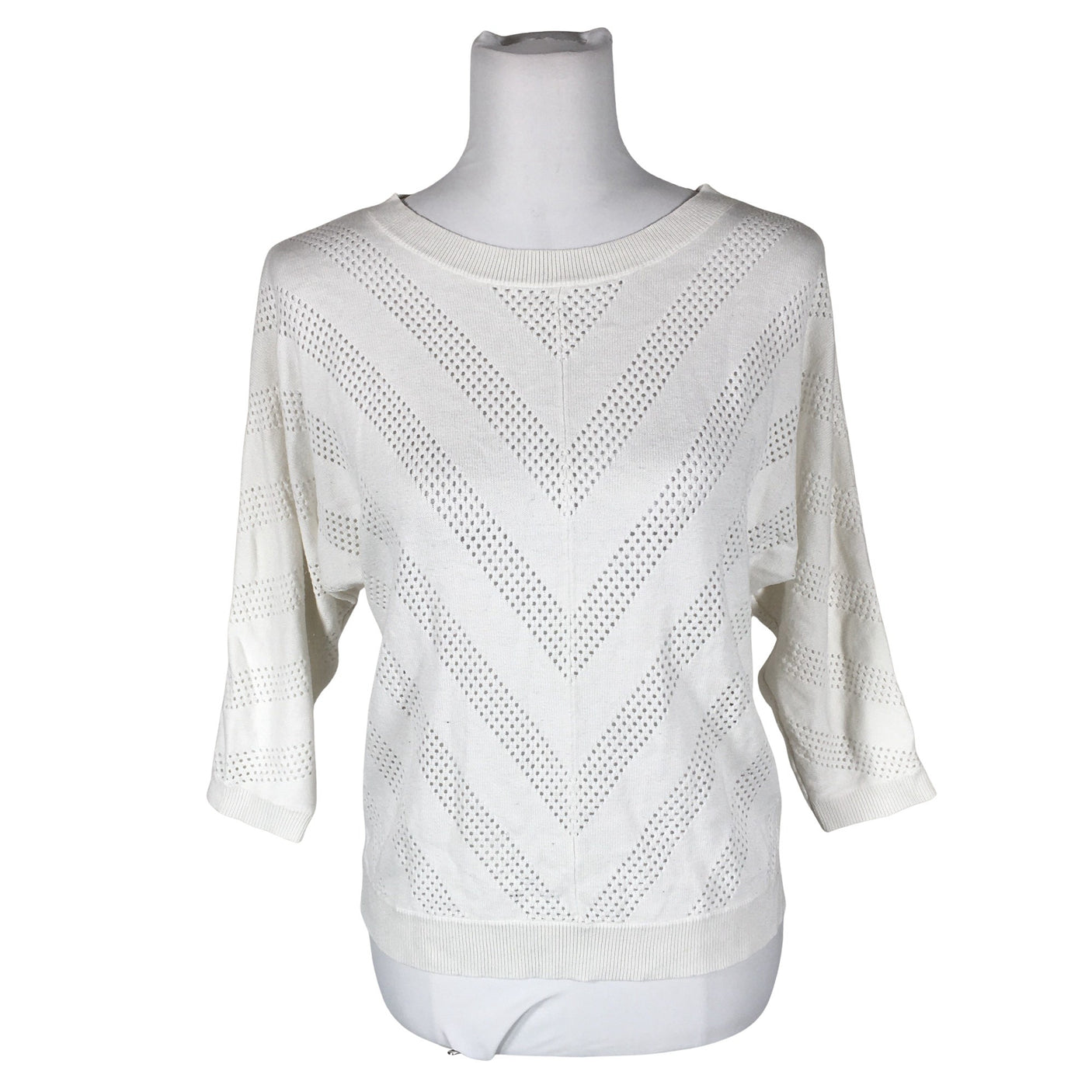 Unisex Cut & Pret - Sweater, size 38 - White (1)