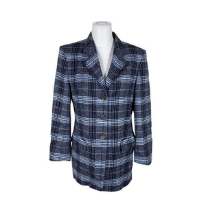 Unisex Mondi - Wool coat, size 38 - Blue (1)